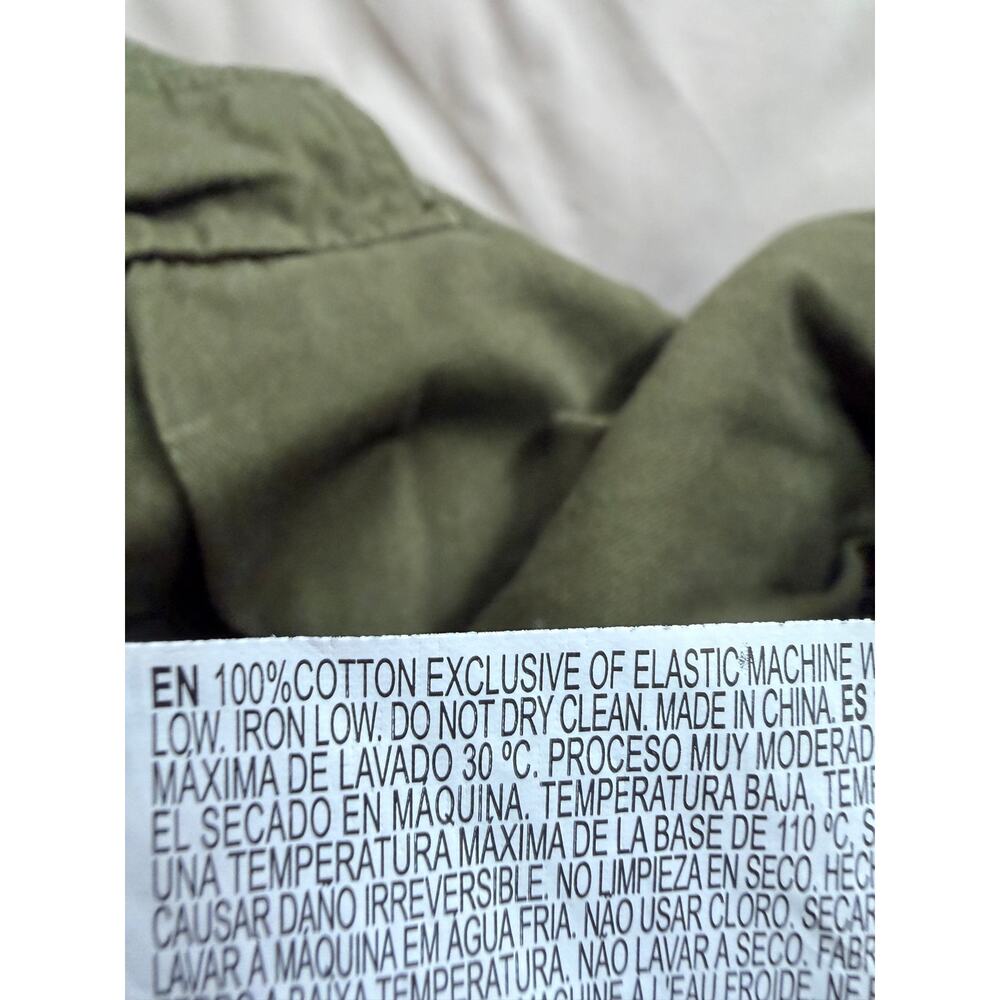 3 for $9 forever 21 Khaki Green Cargo Pant 100% Cotton XS EUC - Picture 3 of 5